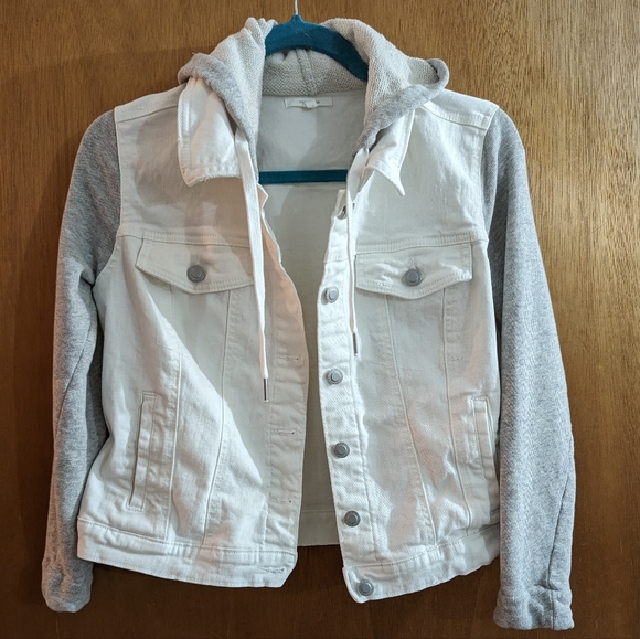 Maurices Hoodie Denim Jacket - Picture 2 of 8